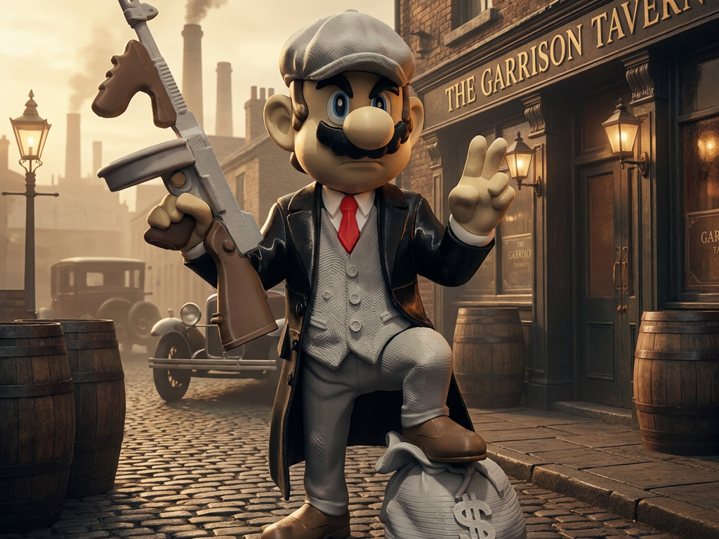 Mario x Peaky Blinders - 1