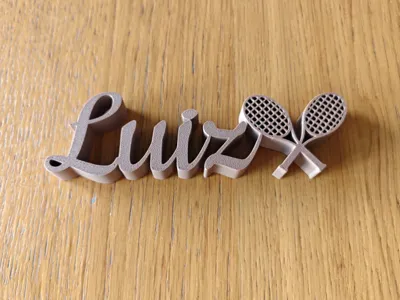 Luiz Name + rackets