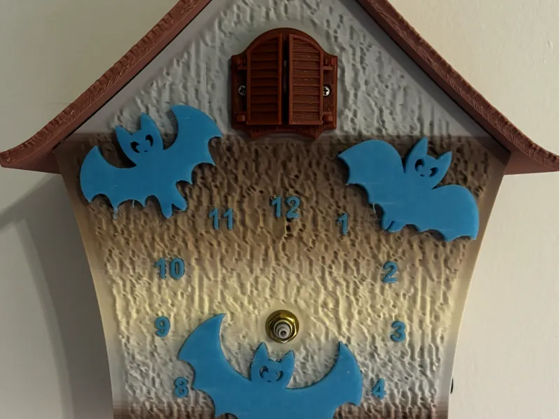 Bat Cuckoo Clock