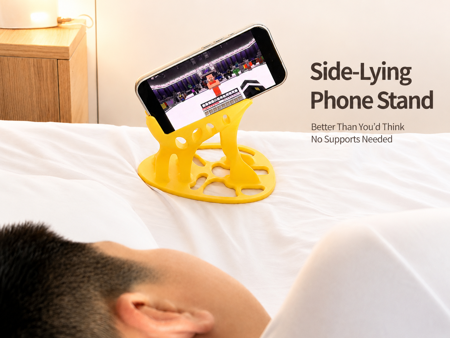 Side-Lying Phone Stand - 1