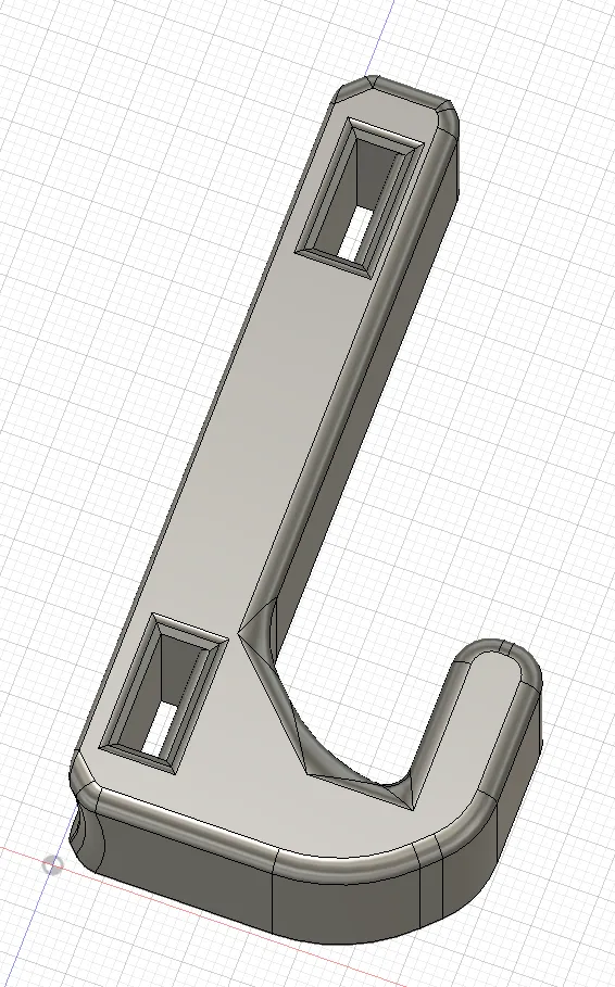 Simple cable tie pole hook / holder (2 versions) by mjp MakerWorld