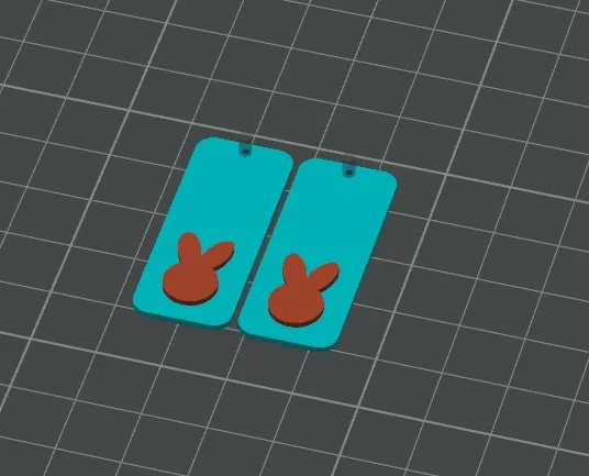 Bunny Bar Earrings view 3