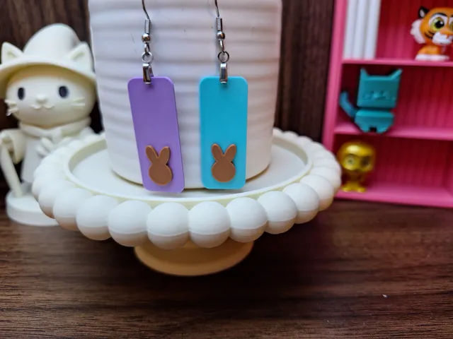 Bunny Bar Earrings