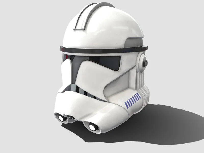 Clone trooper helmet ( print in place / no plates)