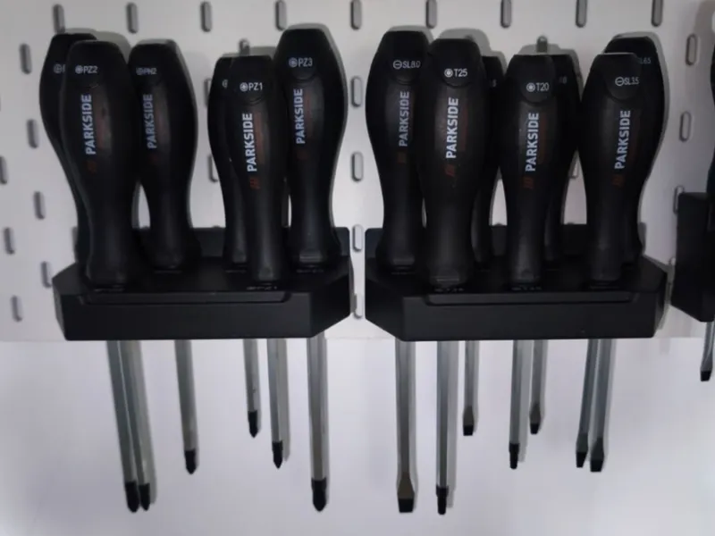 Anclajes Destornilladores Parkside para Skadis