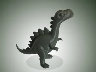 Cute Standing Dinosaur Figurine