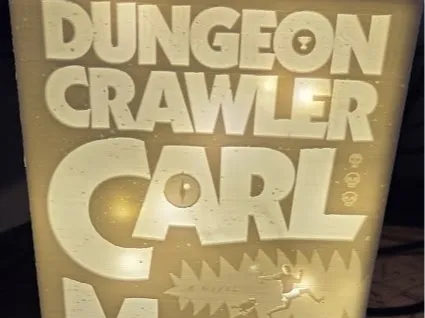 Dungeon Crawler Carl full book lithopane