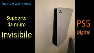 Supporto da muro Invisibile PS5 Digital