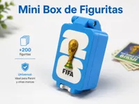 Caja de figuritas Universal distintas marcas de figuritas