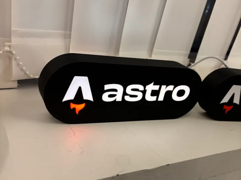 Astro logo lightbox