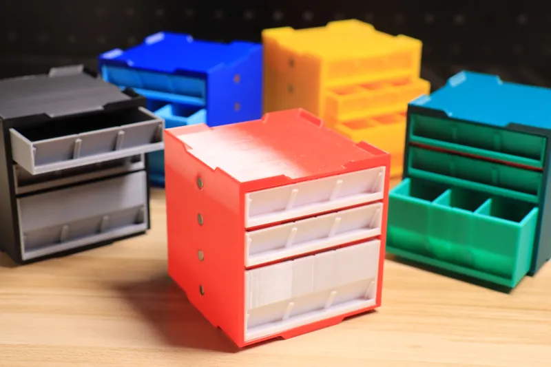 磁吸叠叠乐桌面收纳盒-标准版 Magnetic Jenga desktop storage box