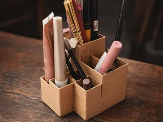 3D Printable Cosmetics Pen Holder Free STL
