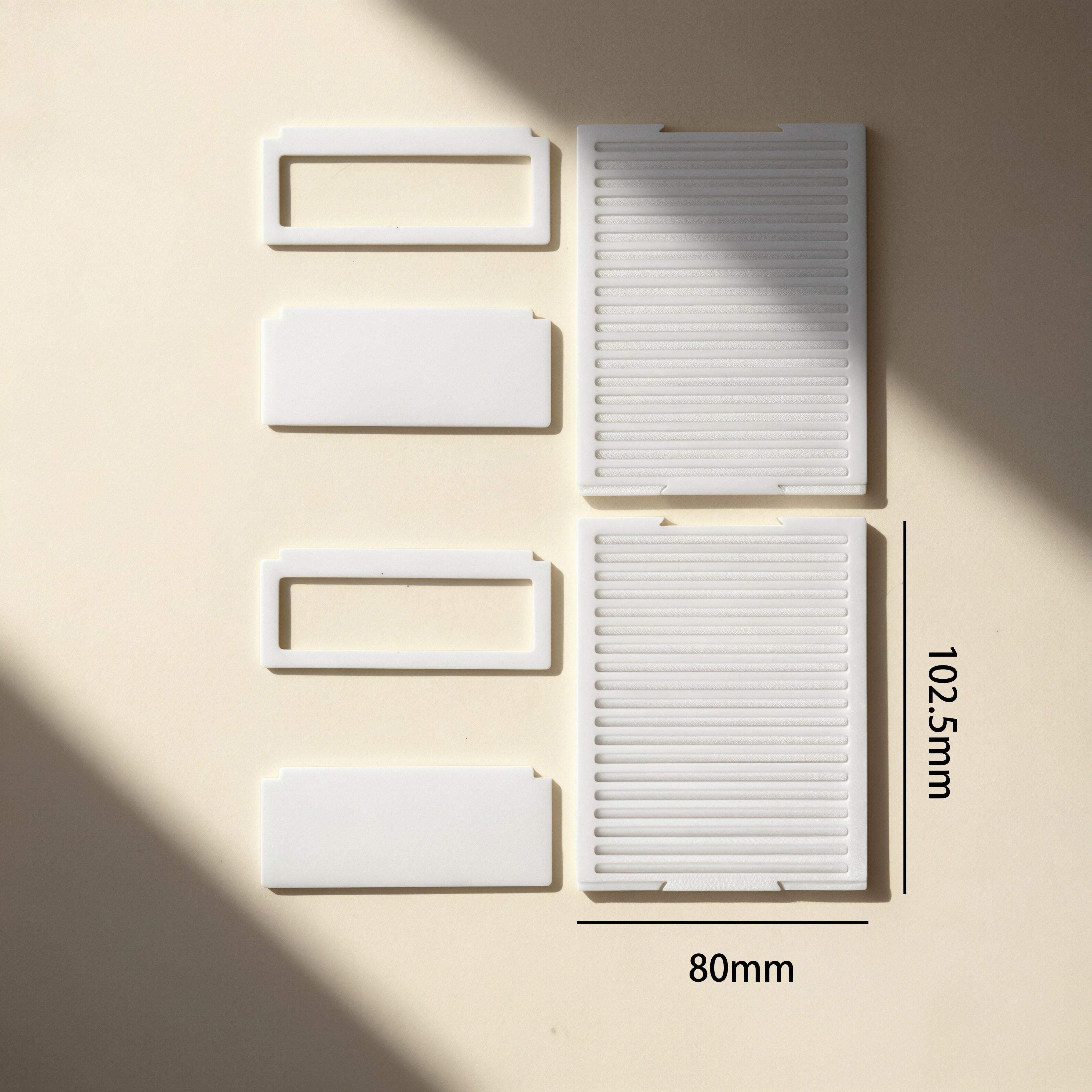 Miniatura 2 do modelo 3D 参数化可调节万能收纳架