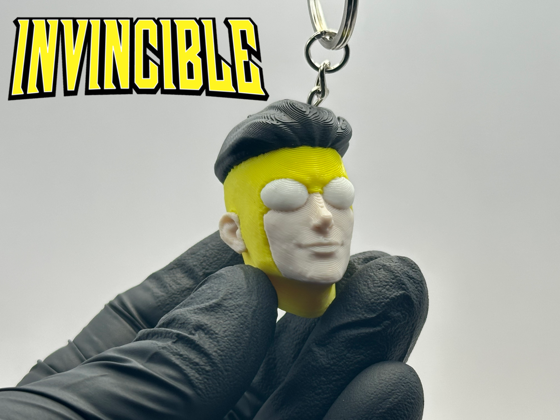 Invincible Head keychain AMS COLOR (Mark grayson)