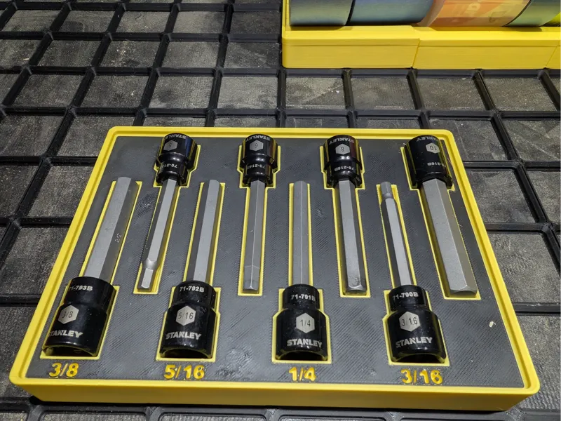 Gridinity Long Hex Socket Holder