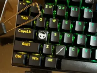 0.08mm layer, 2 walls, 15% infill includes both keycaps