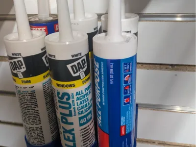 CriCut or caulk tube multi-level slatwall holder