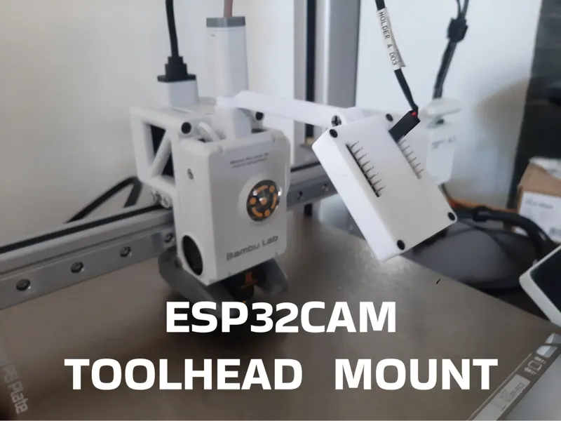 ESP32 CAM A1 & A1 mini Toolhead / Extruder mount