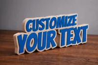 Customizable Parametric Desk Sign