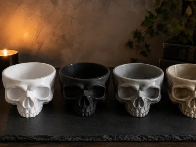 Skull Bowl – Gothic Candy & Decor Bowl