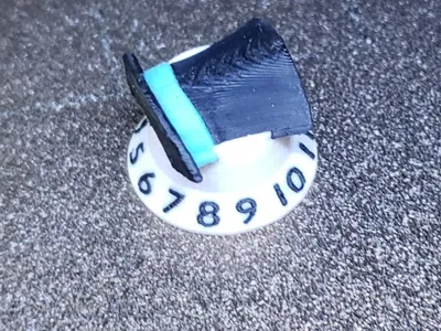 Top Hat Guitar Knob 
