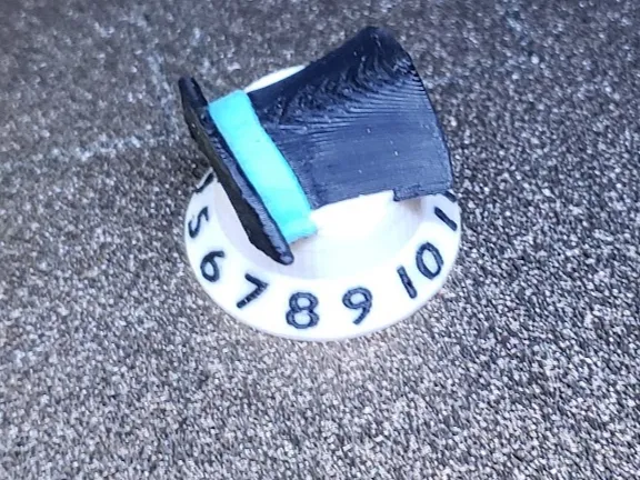 Top Hat Guitar Knob 