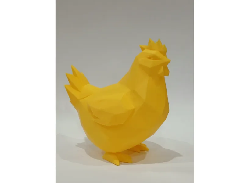 Modern Low Poly Chicken