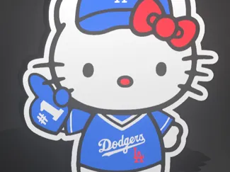 Dodgers Hello Kitty Light Box