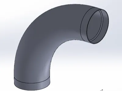 bend DN80 elbow radius 1 and 2,25