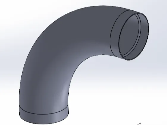 bend DN80 elbow radius 1 and 2,25