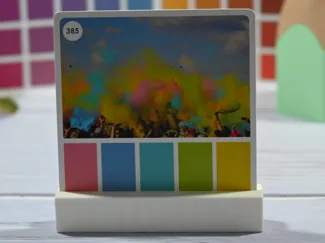 Colour Cube Card Stand – Card Display Holder