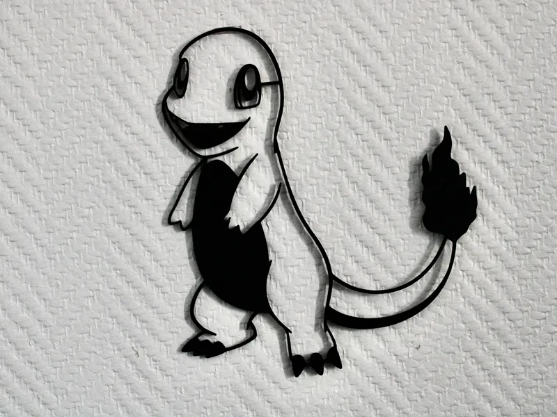 Salamèche Charmander Pokémon wall art