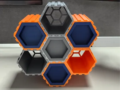 Honeycomb Desktop Parts Organizer, Pen Holder