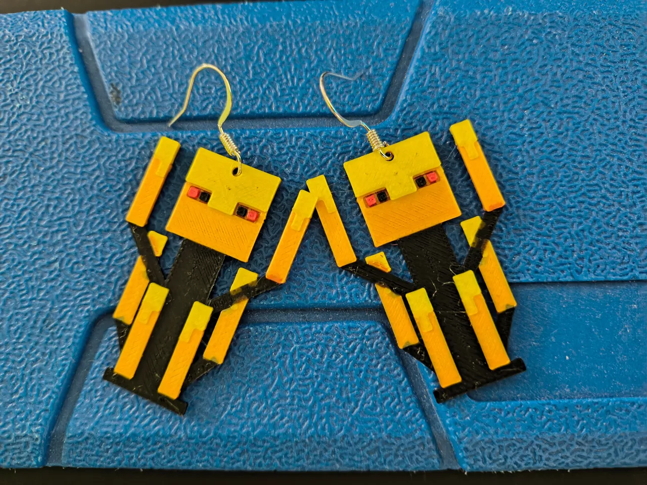 Minecraft Blaze Earrings view 2
