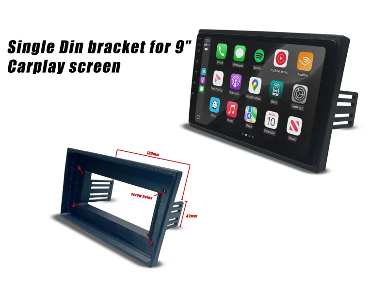9inch double din Carplay screen adapter single din