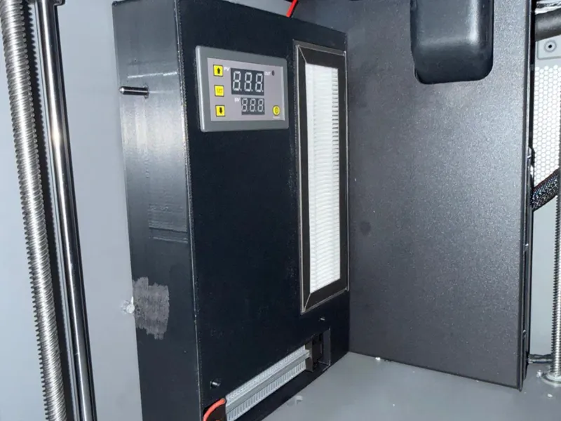 P2S active chamber heater with HEPA/Carbon filter