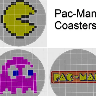 Pac-Man Coasters