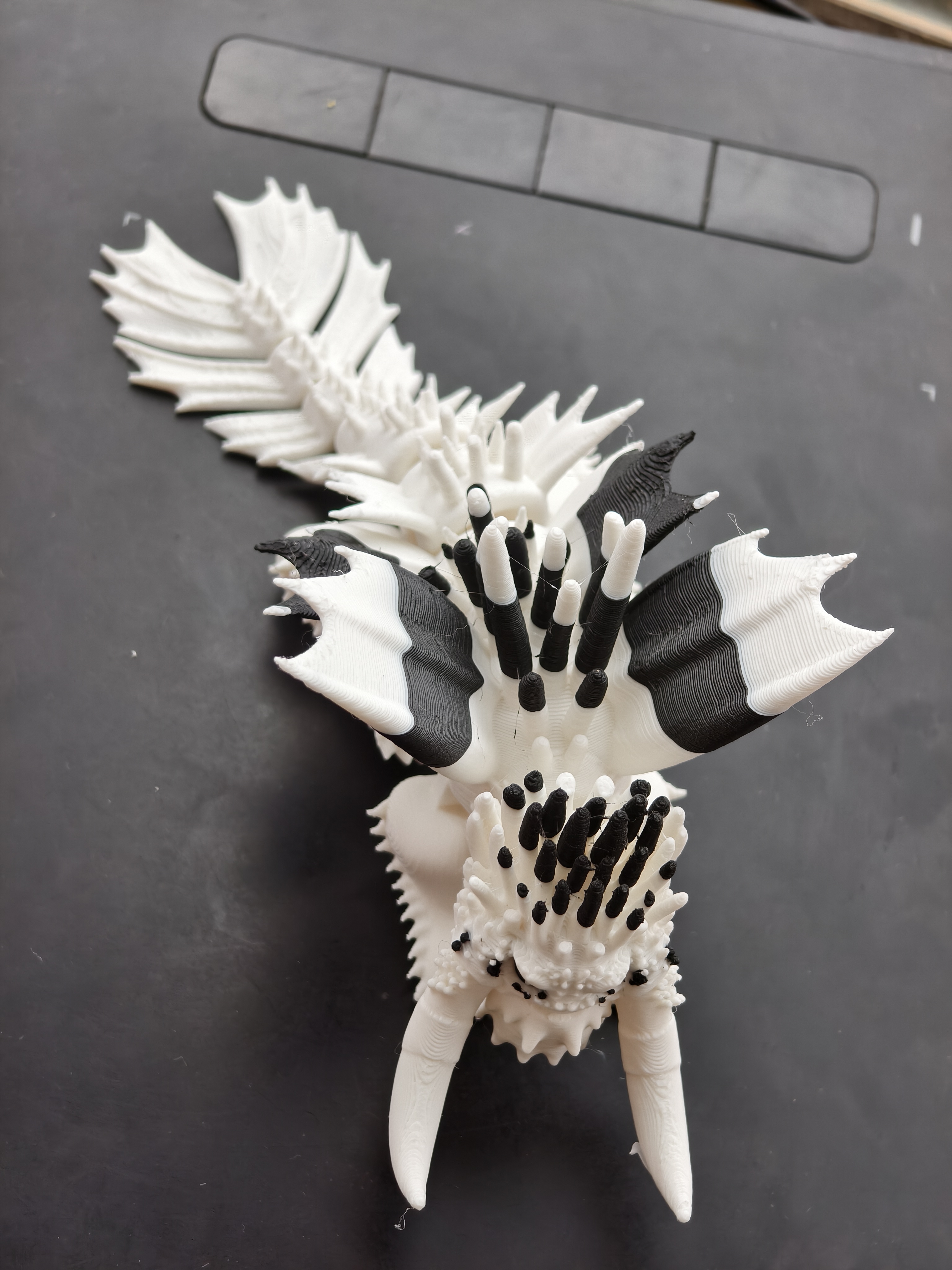 Miniatura 1 do modelo 3D 驯龙高手，迷惑巨兽 白龙王，无需支撑MINI可打