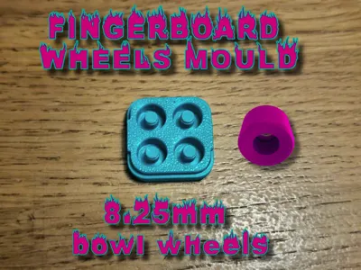 Fingerboard wheels mould