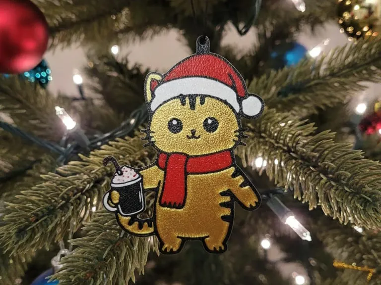 Christmas Kitty mit Kakao