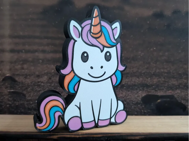 Kawaii Einhorn LED-Nachtlicht