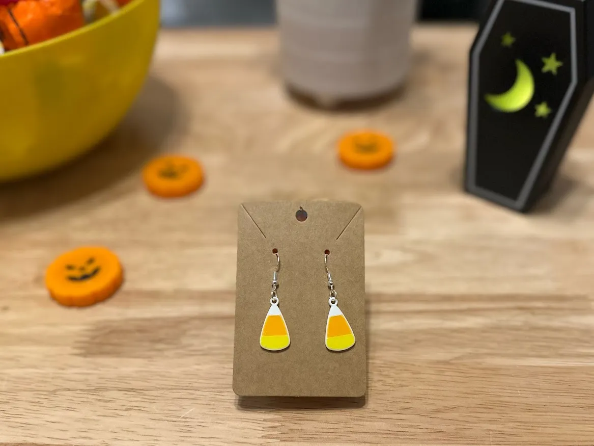 Candy Corn Earrings view 2