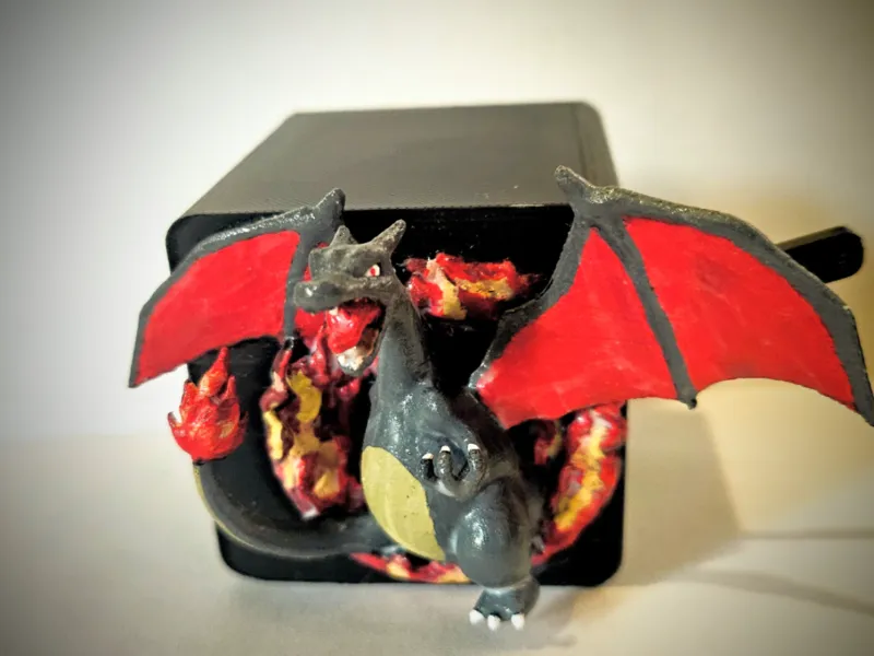 Charizard Live Cam Mod w/protective chain link