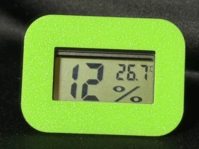 Temperature and humidity meter holder (square, adhesive)