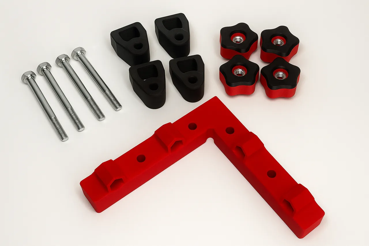 DIY 90-degree corner clamp (M6 Metric Version) view 2