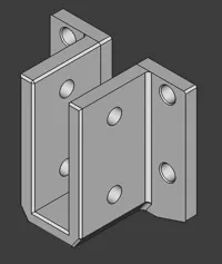Équerre de fixation pour profilé aluminium 3030 — photo 2