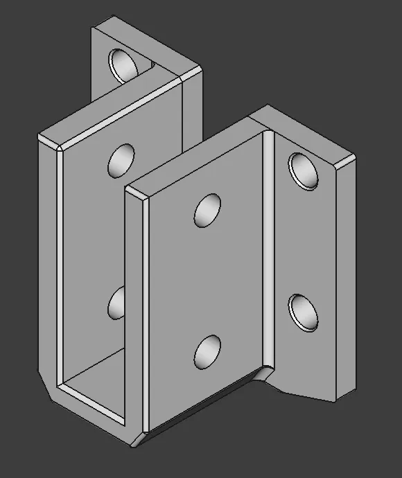 Équerre de fixation pour profilé aluminium 3030