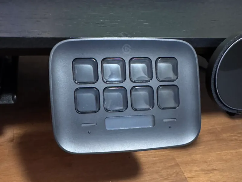 Elgato Stream Deck Neo mount for Balolo Desk Shelf