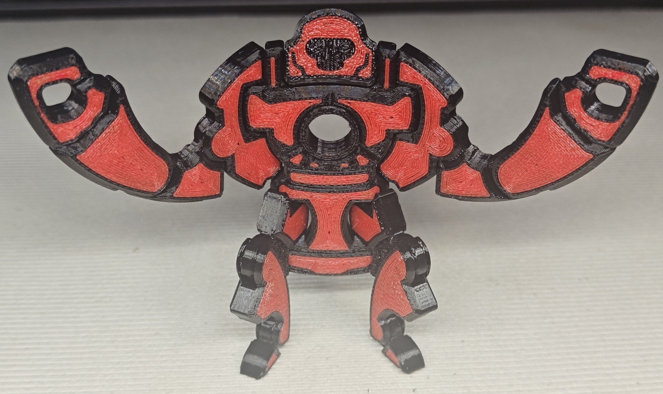 Miniatura 4 do modelo 3D 响鬼盘式神 光碟兽 第四期 免拼装一体打印变形玩具