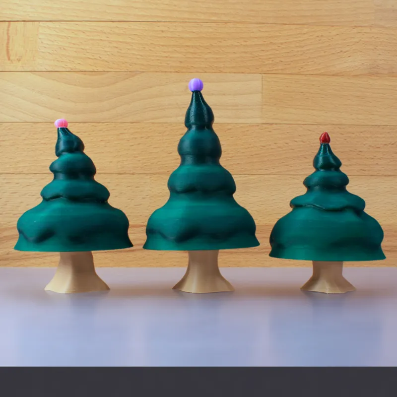 Christmas Trees - tealight ready
